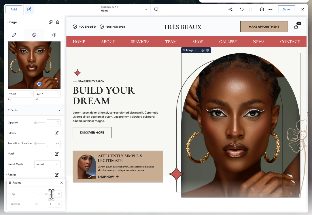 Breakdance - конструктор тем