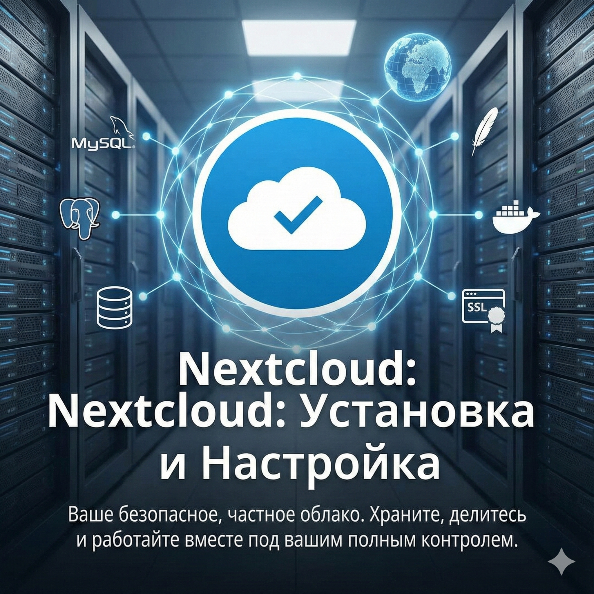 Запуск и настройка NextCloud